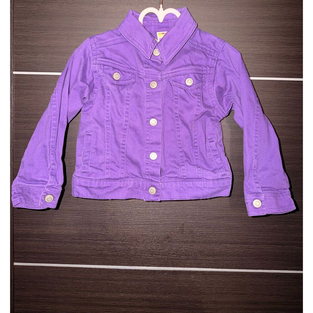 Healthtex Purple Jean Jacket Girls Size 3T